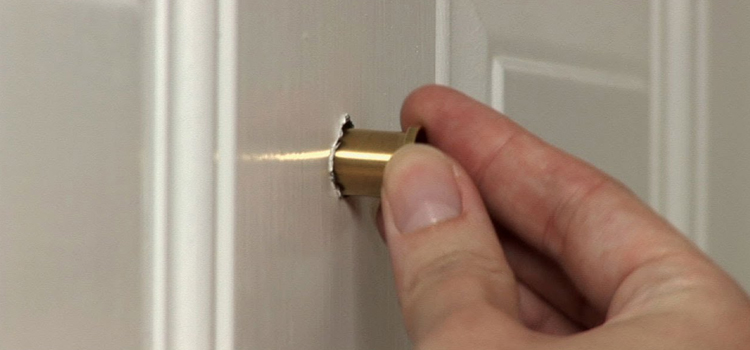 peephole door repair in Tiburon